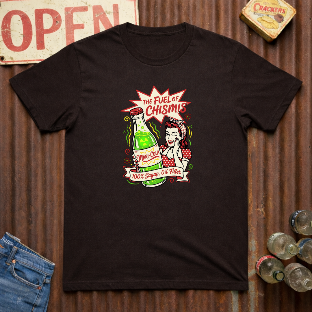 Close up of a comic themed word Chismis