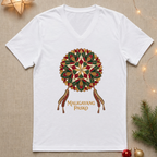 Maligayang Pasko Parol Ladies' V-Neck