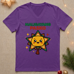 Kawaii Maligayang Pasko Ladies' V-Neck
