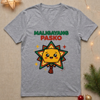 Kawaii Maligayang Pasko Ladies' V-Neck