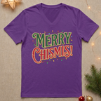 Merry Chismis! Ladies' V-Neck