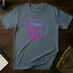 Chismis Word Cloud Cyan/Pink - Border