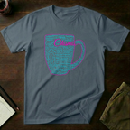 Chismis Word Cloud Pink/Cyan - Border