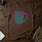 Chismis Word Cloud Pink/Cyan - Border