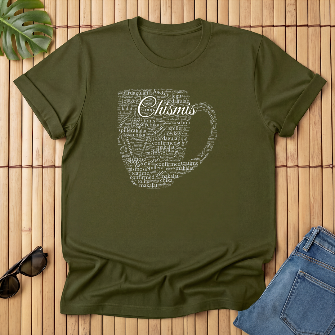 Chismis Mug Word Cloud - No Border
