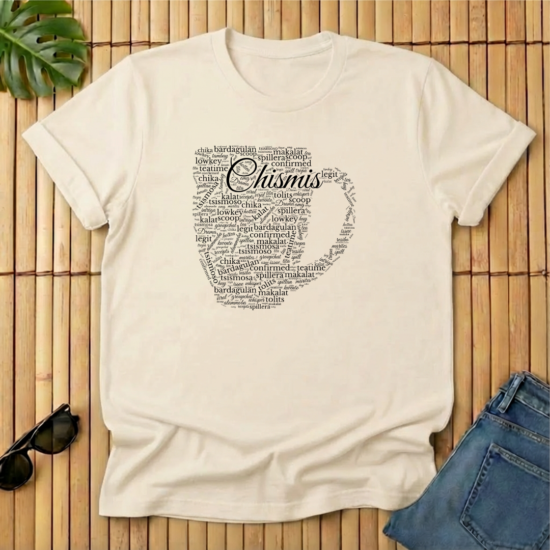 Chismis Mug Word Cloud - No Border